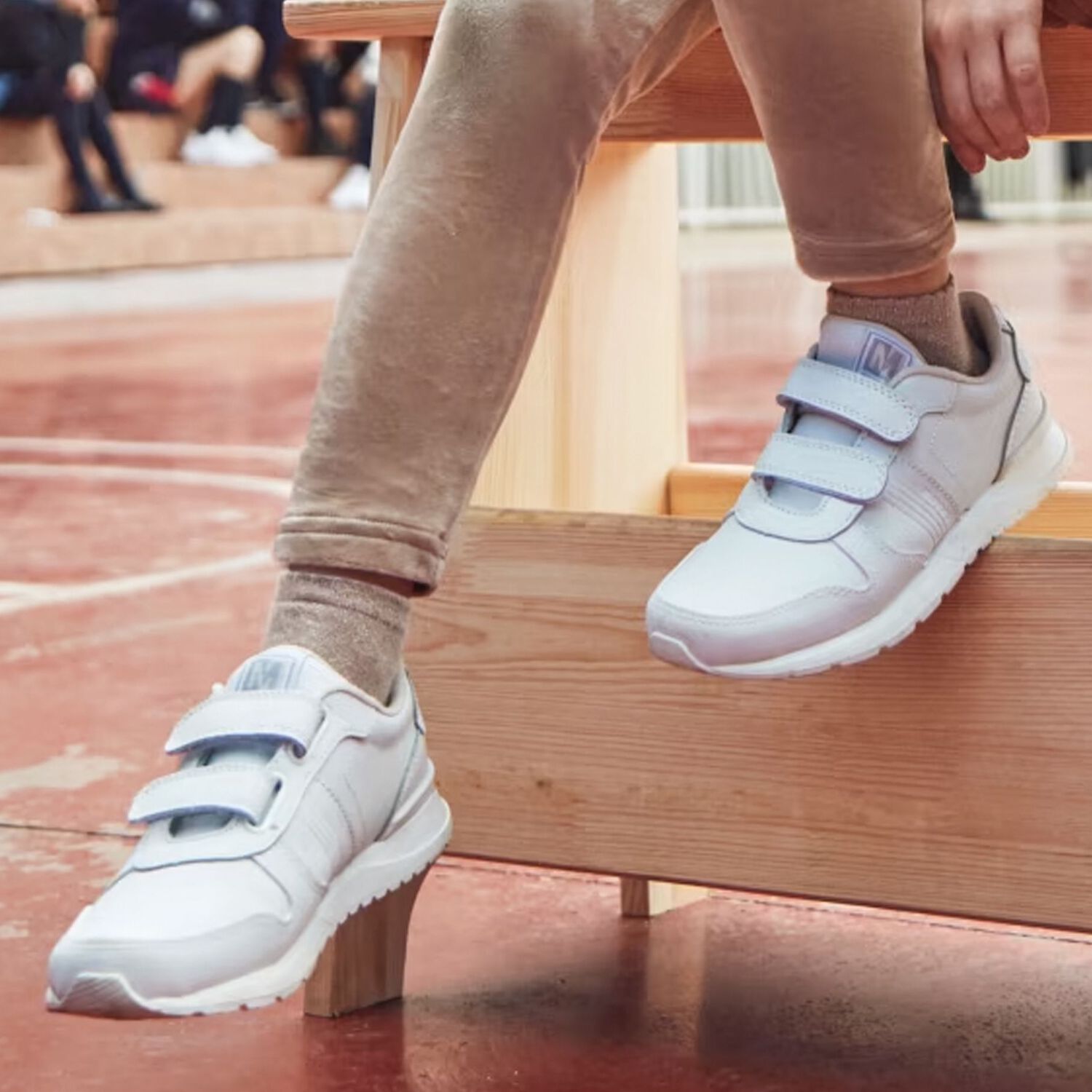 Boys White Leather Trainers, 1, hi-res image number null