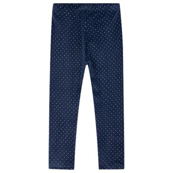 Girls Navy Blue Leggings