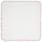 Baby Girls White & Pink Africa Blanket, 1, hi-res