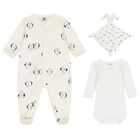 Ivory Penguin Babygrow Gift Set, 1, hi-res