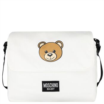 Ivory Teddy Bear Baby Changing Bag