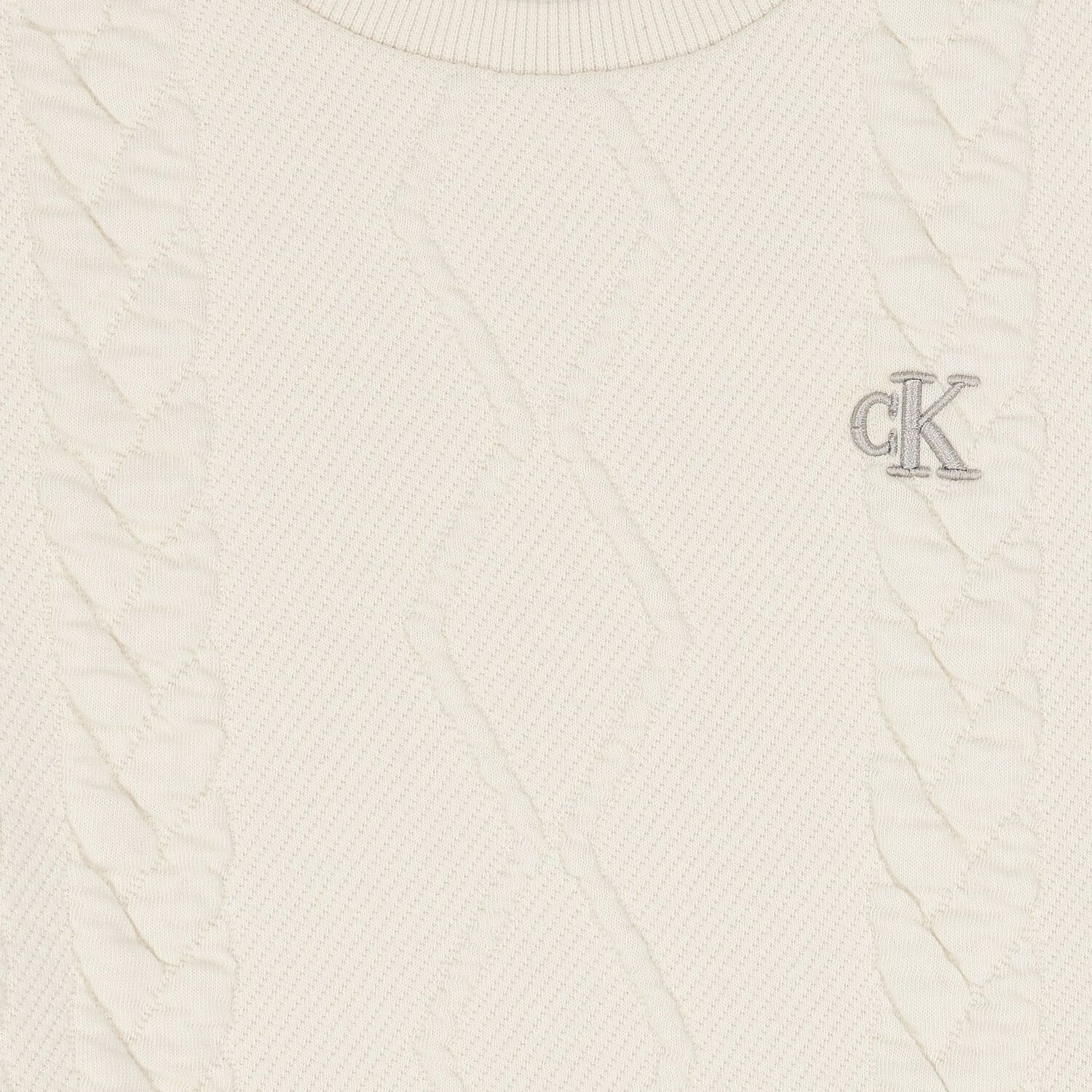  فستان للبنات بالشعار باللون العاجى, 1, hi-res