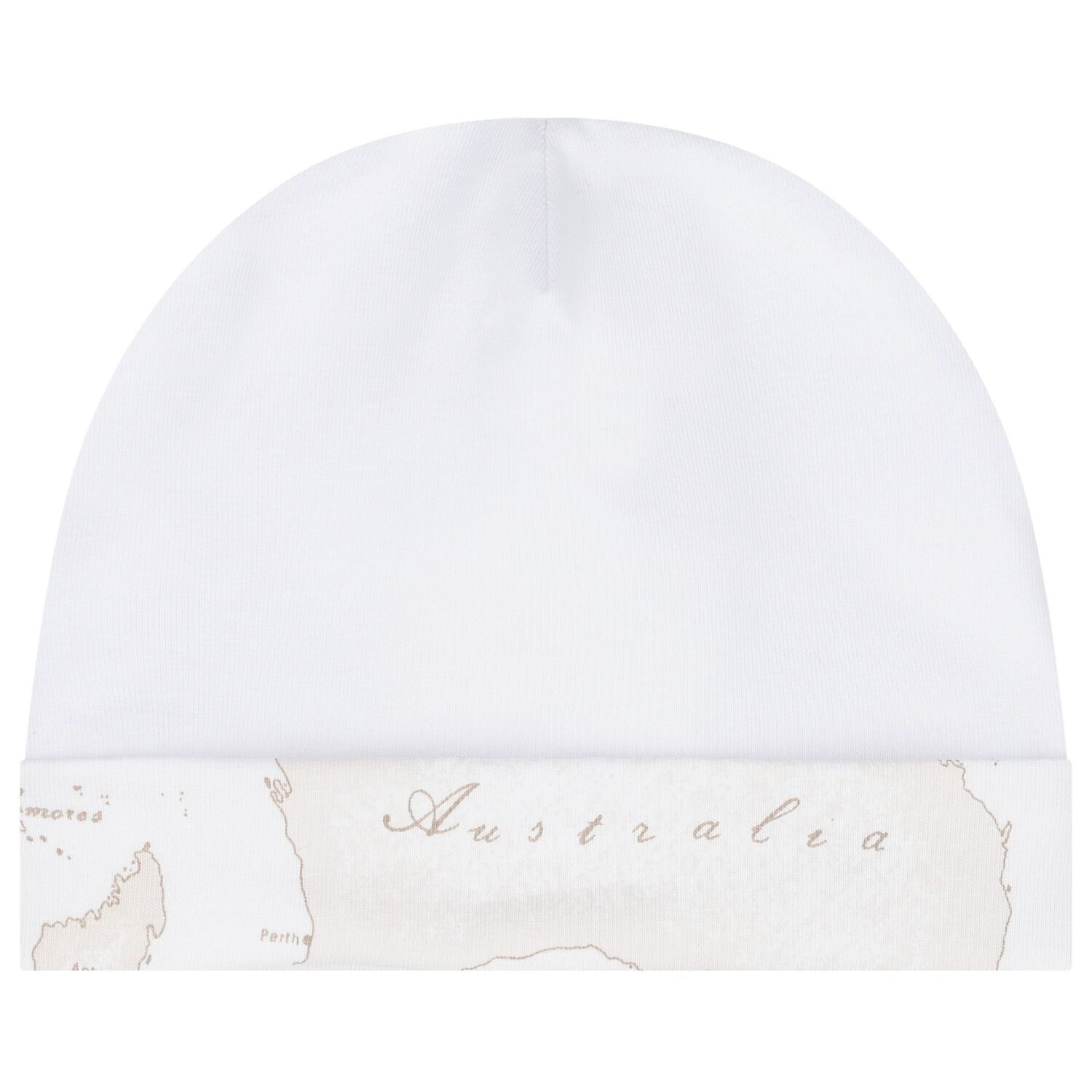 White & Beige Geo Map Babygrow Gift Set, 1, hi-res