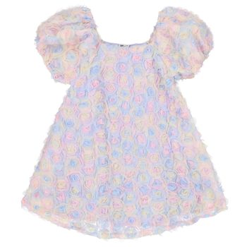 Girls Multi-Colored Flower Dress