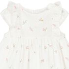 Younger Girls White Liberty Dress, 1, hi-res
