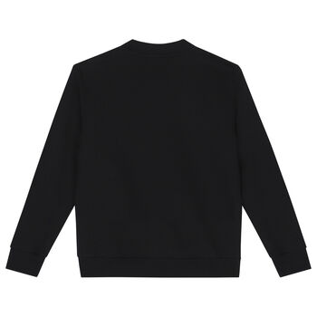 Boys Black Logo Sweatshirt