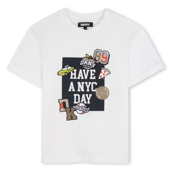Boys White Logo T-Shirt