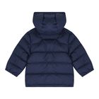 Baby Boys Naby Blue Logo Puffer Jacket, 1, hi-res