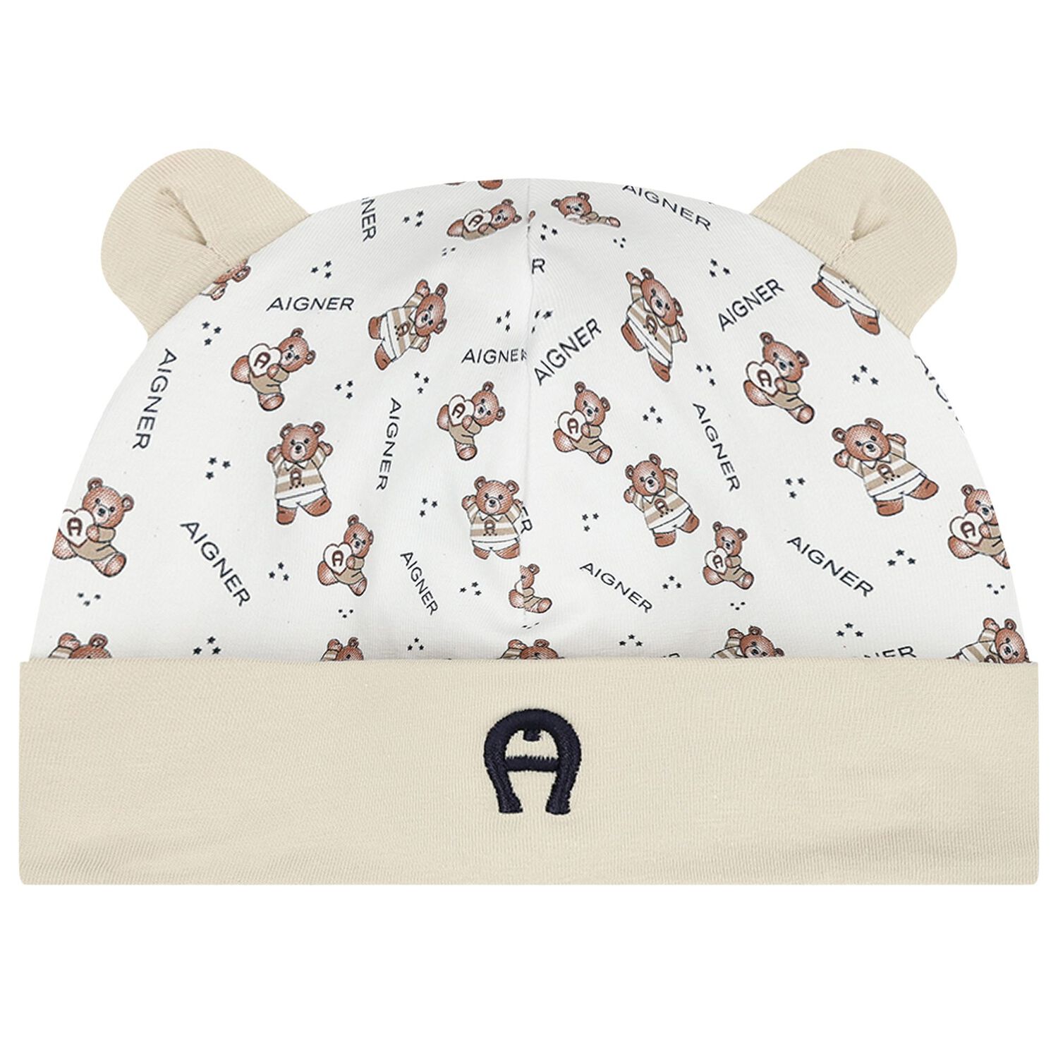 White Teddy Bear Logo Babygrow Gift Set, 1, hi-res image number null