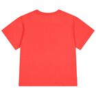 Girls Red Logo T-Shirt, 1, hi-res