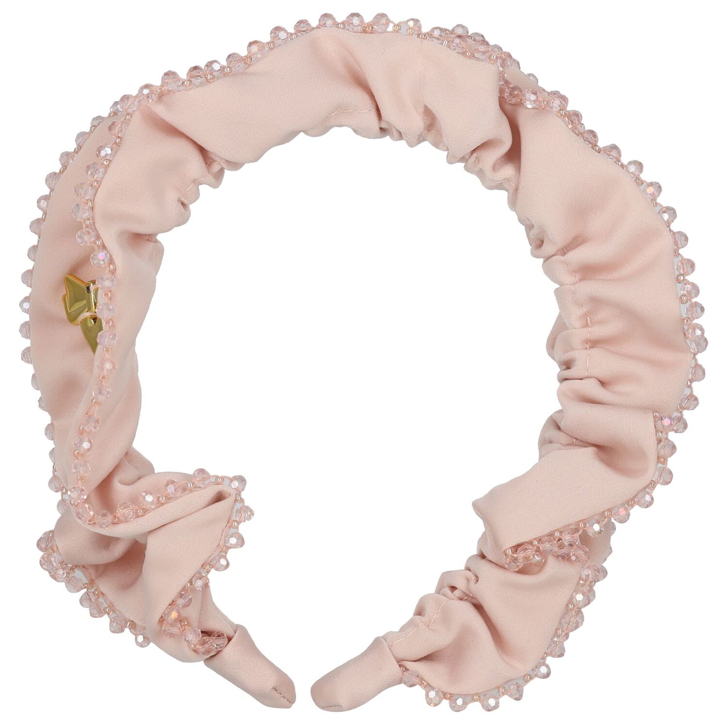 Girls Pink Lavinia Beaded Headband, 1, hi-res