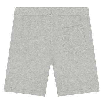 Boys Grey Logo Shorts