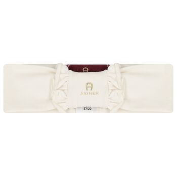Baby Girls Ivory Logo Headband