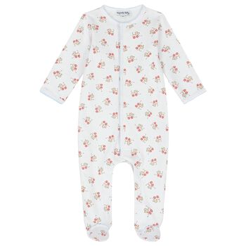 Magnolia Baby Baby Boys White Toy Print Babygrow, 1 Baby Boys White Toy Print Babygrow