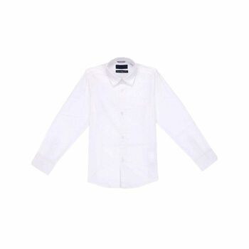 Boys White Long Sleeved Shirt