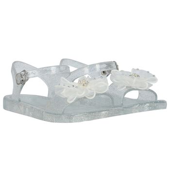 Girls Transparent Jelly Sandals