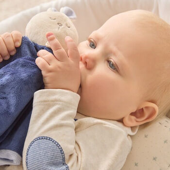 Beige & Blue Doudou Comforter