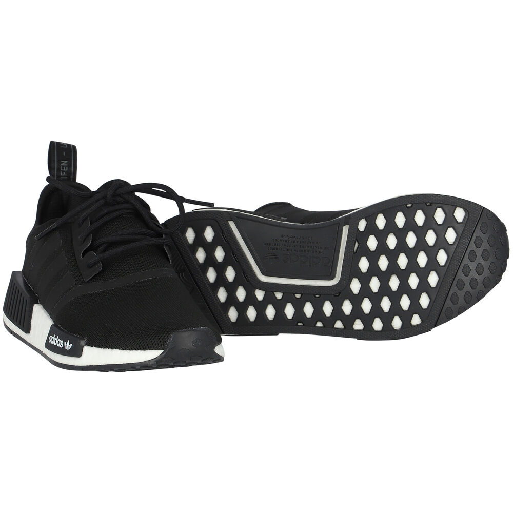 adidas Originals Black NMD R1 J Trainers | Junior Couture