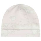 Baby Girls Pink Geo Map Hat, 1, hi-res