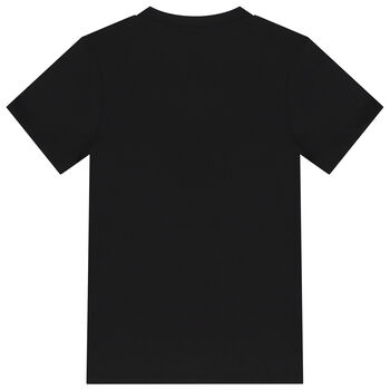 Boys Black Logo T-Shirt