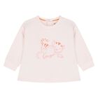 Younger Girls Pink Tiger Logo Trousers Set, 1, hi-res