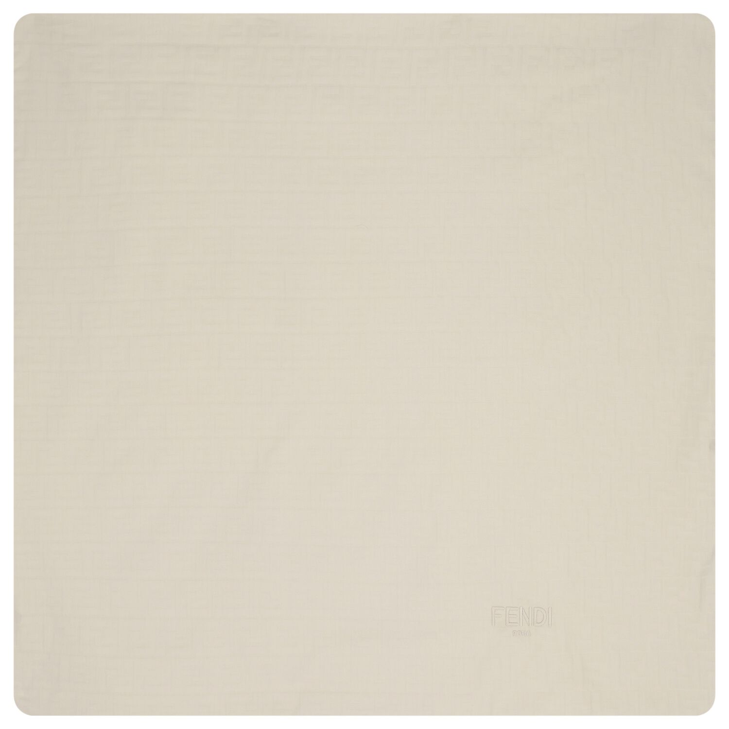 Beige Logo Baby Blanket, 1, hi-res