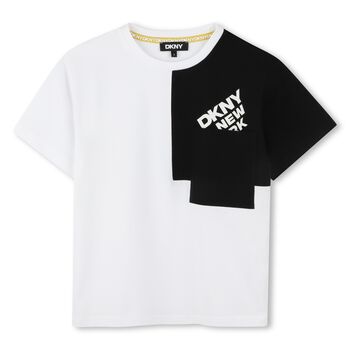 White & Black Logo T-Shirt
