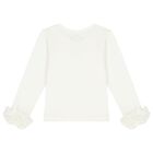 طقم تنورة للبنات باللون العاجي , 2, hi-res