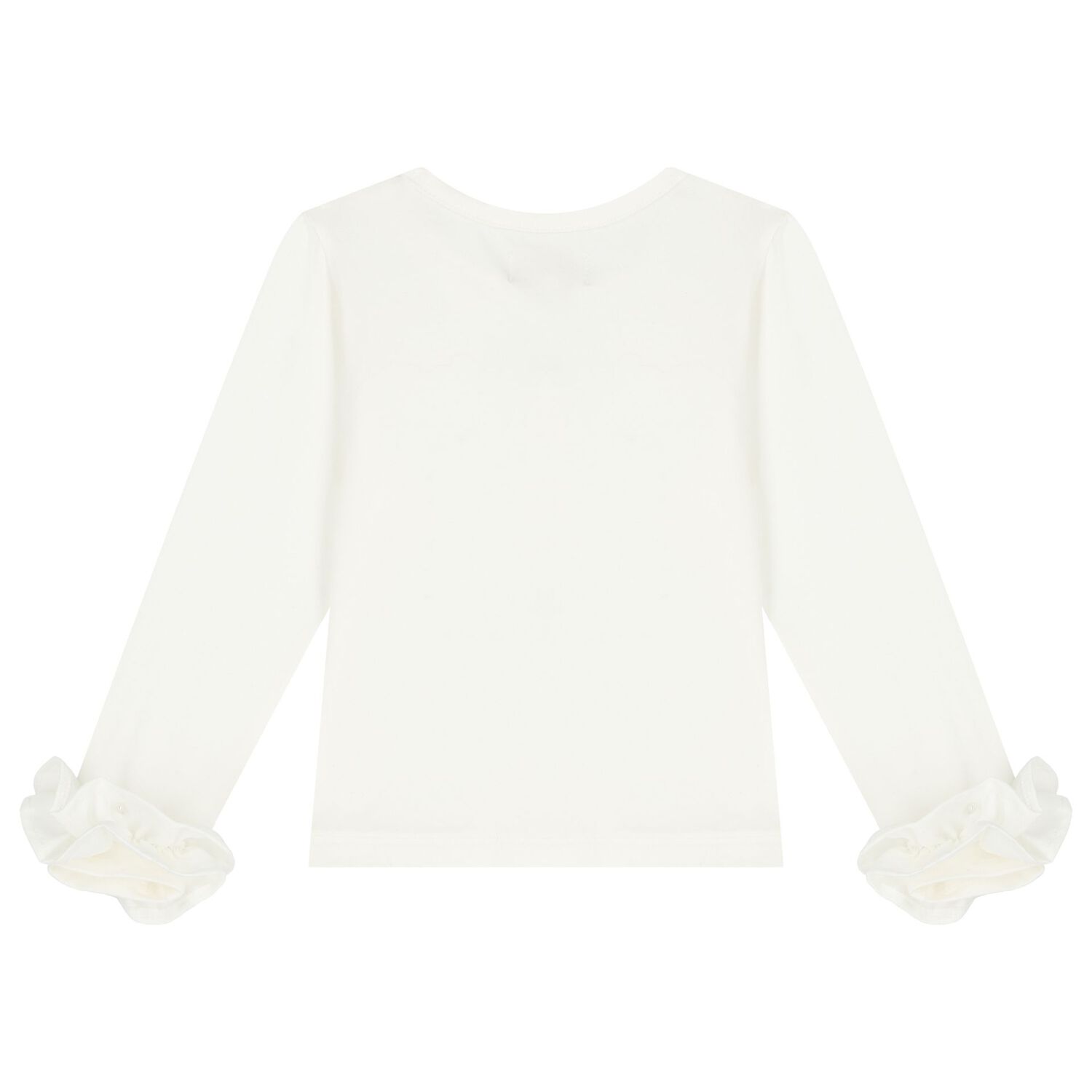 طقم تنورة للبنات باللون العاجي , 2, hi-res