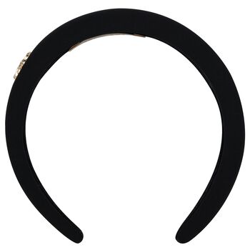 Girls Black Padded Headband