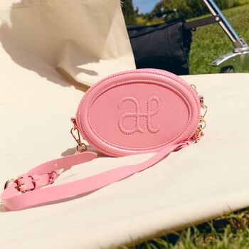 Girls Pink Logo Handbag