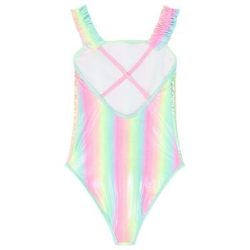 Girls Rainbow Embellished Swimsuit