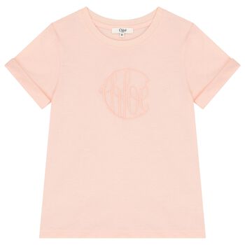 Girls Pink Logo T-Shirt