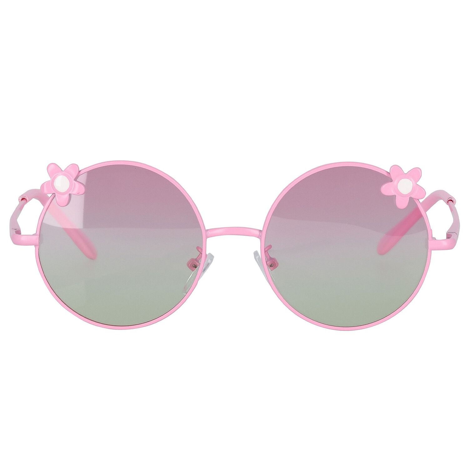Girls Pink Flower Sunglasses, 1, hi-res