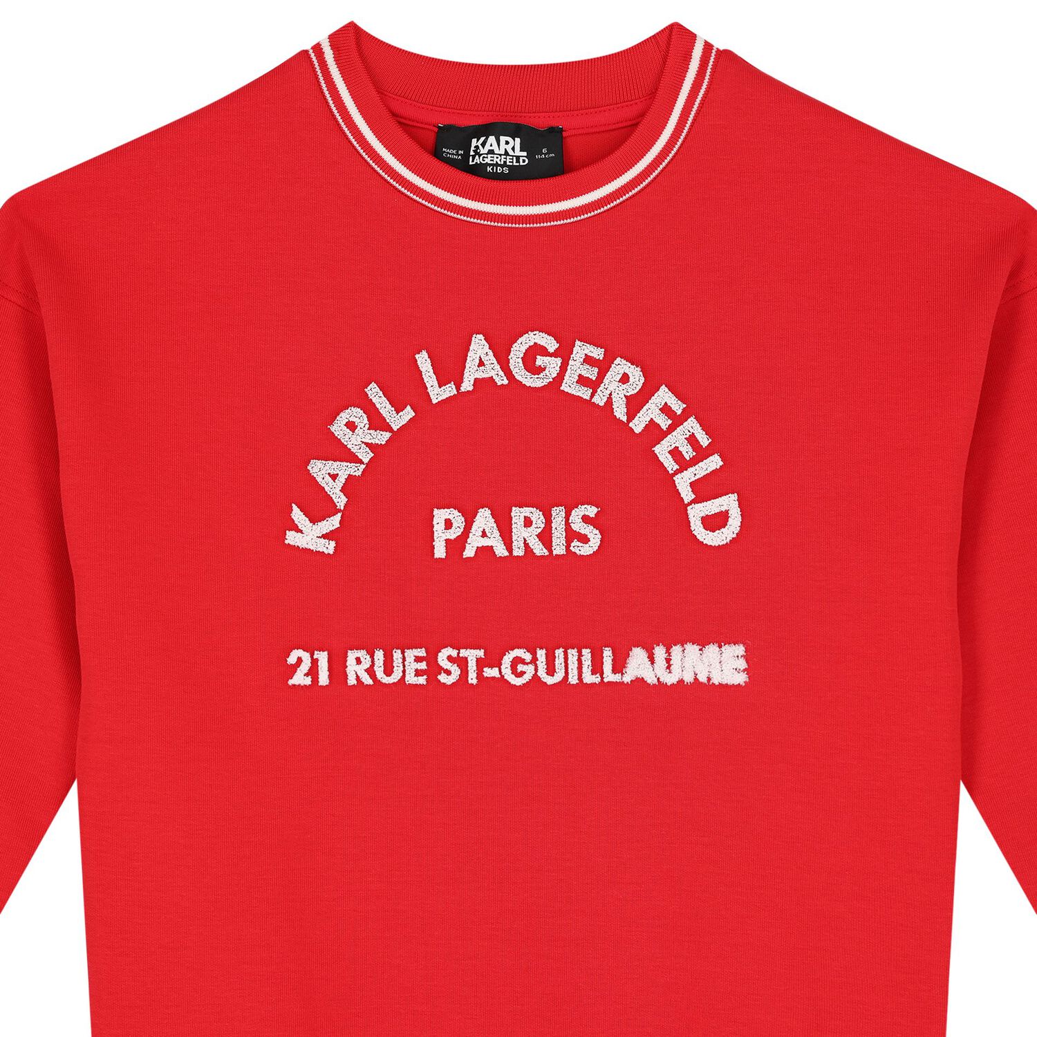 Girls Red Logo Dress, 1, hi-res image number null