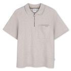 Boys Beige Logo Polo Shirt, 1, hi-res