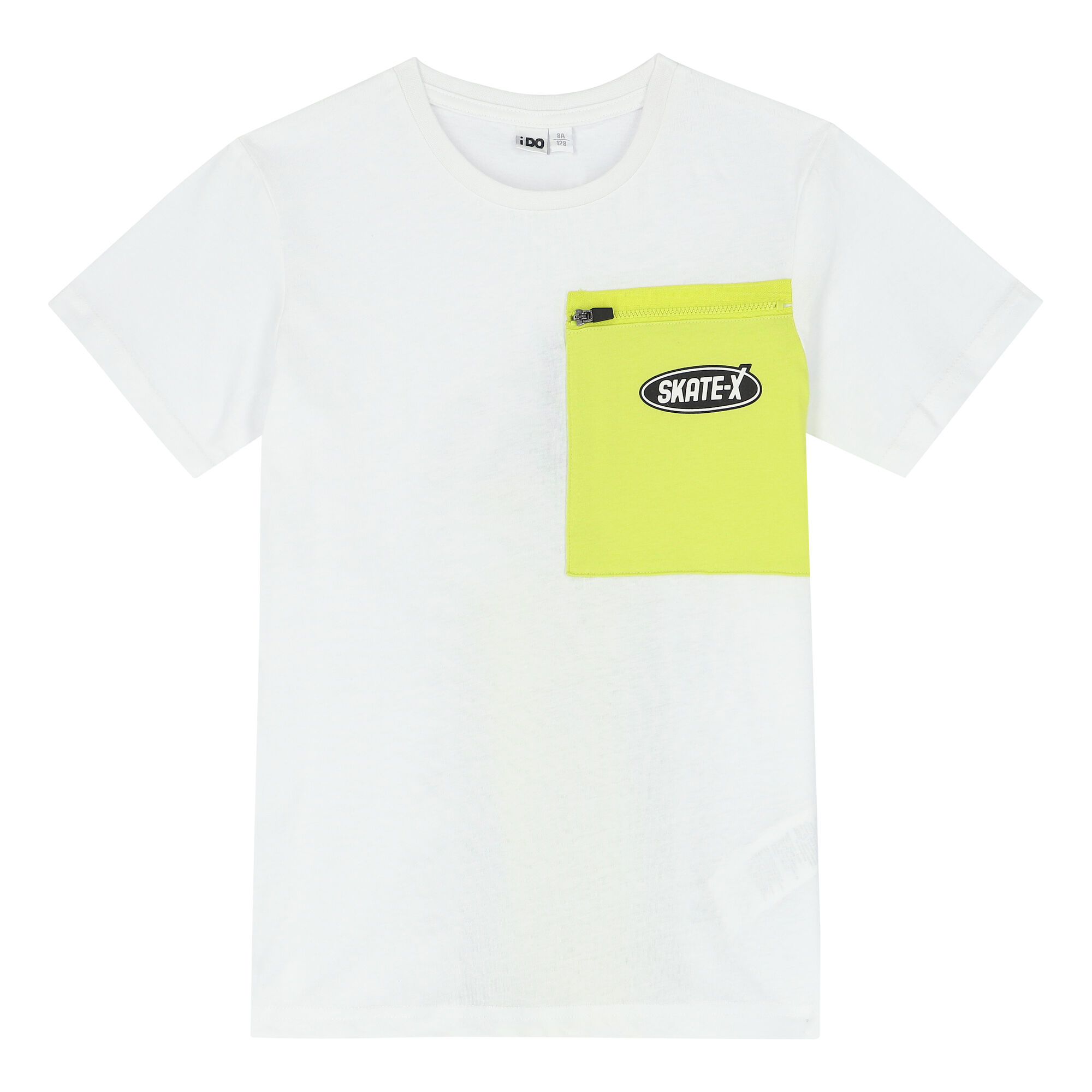 iDO Boys White Skate T Shirt Junior Couture