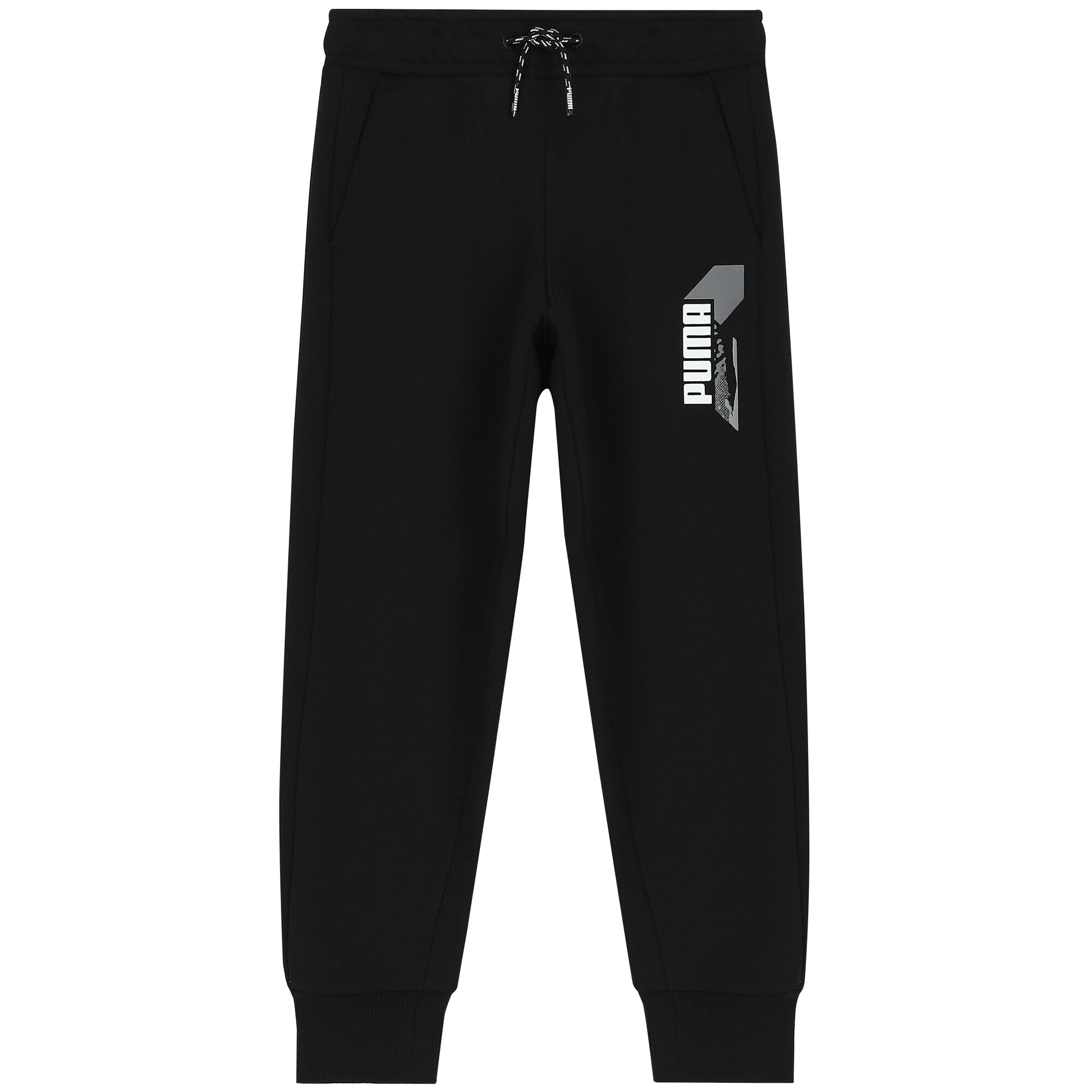 Black puma joggers sale junior