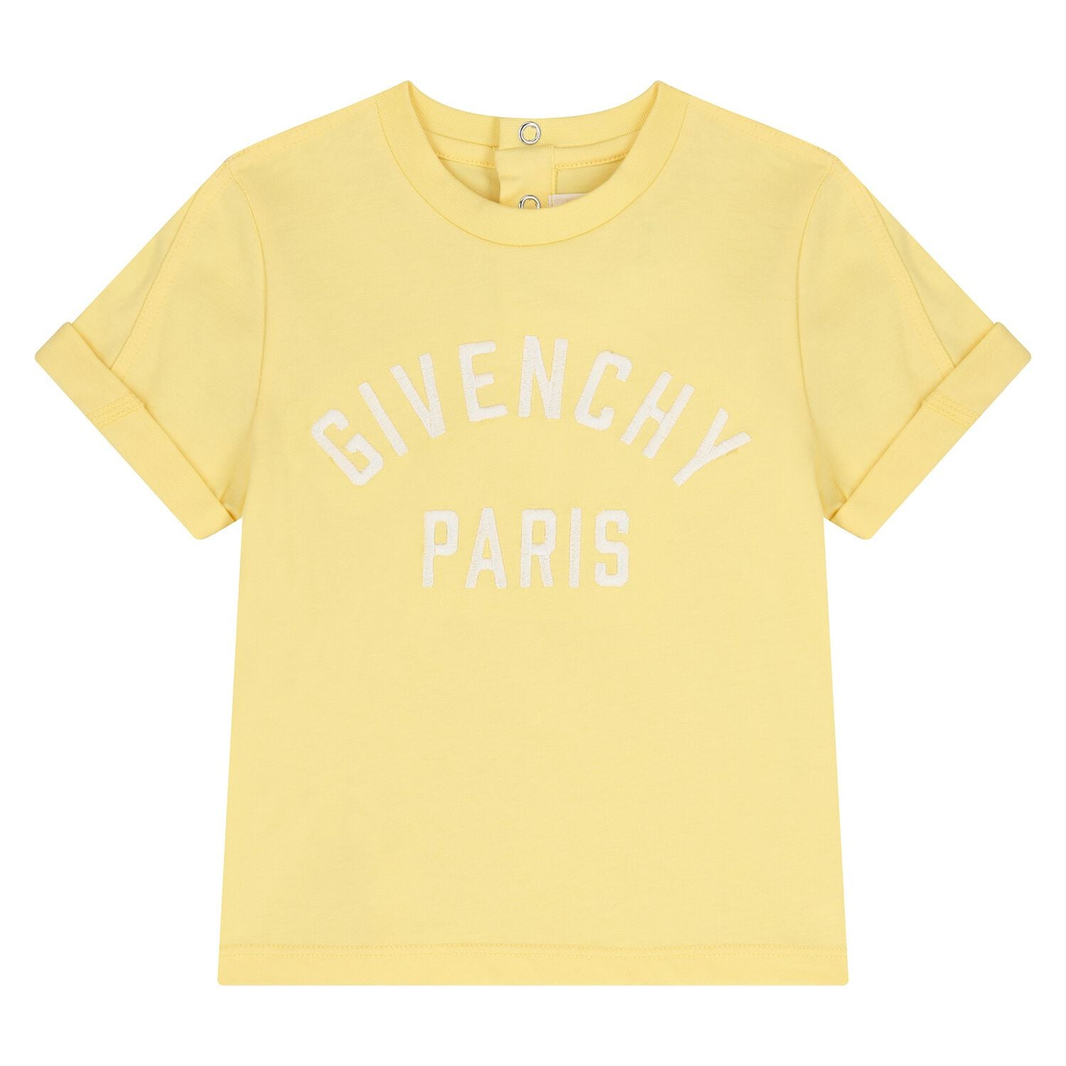 Younger Boys Yellow Logo T-Shirt, 2, hi-res