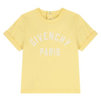 Younger Boys Yellow Logo T-Shirt