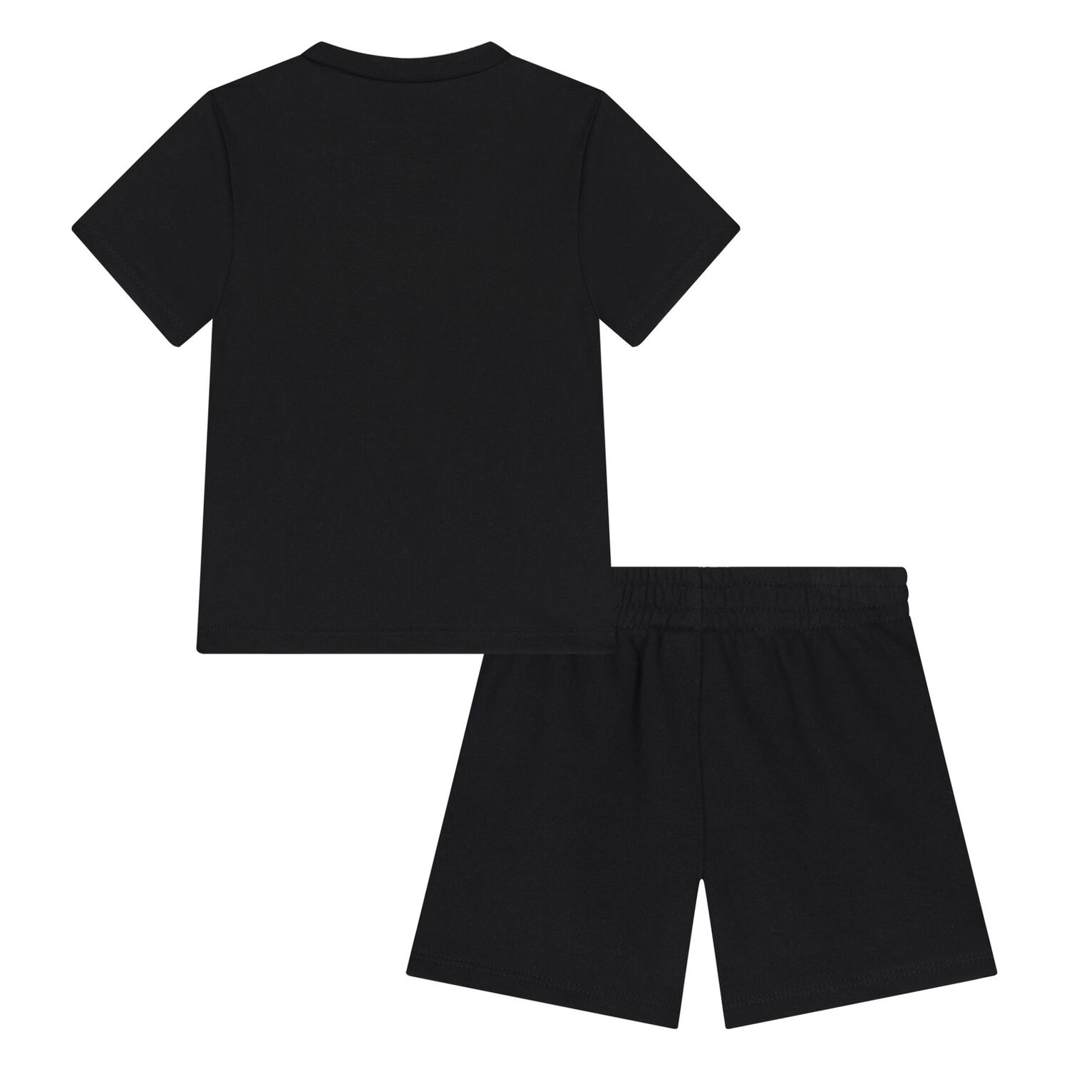 Younger Black Jordan Logo Shorts Set, 1, hi-res image number null