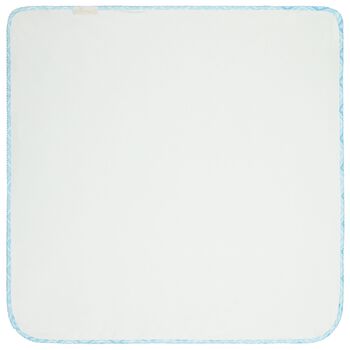 Baby Boys Blue Zig Zag Baby Blanket