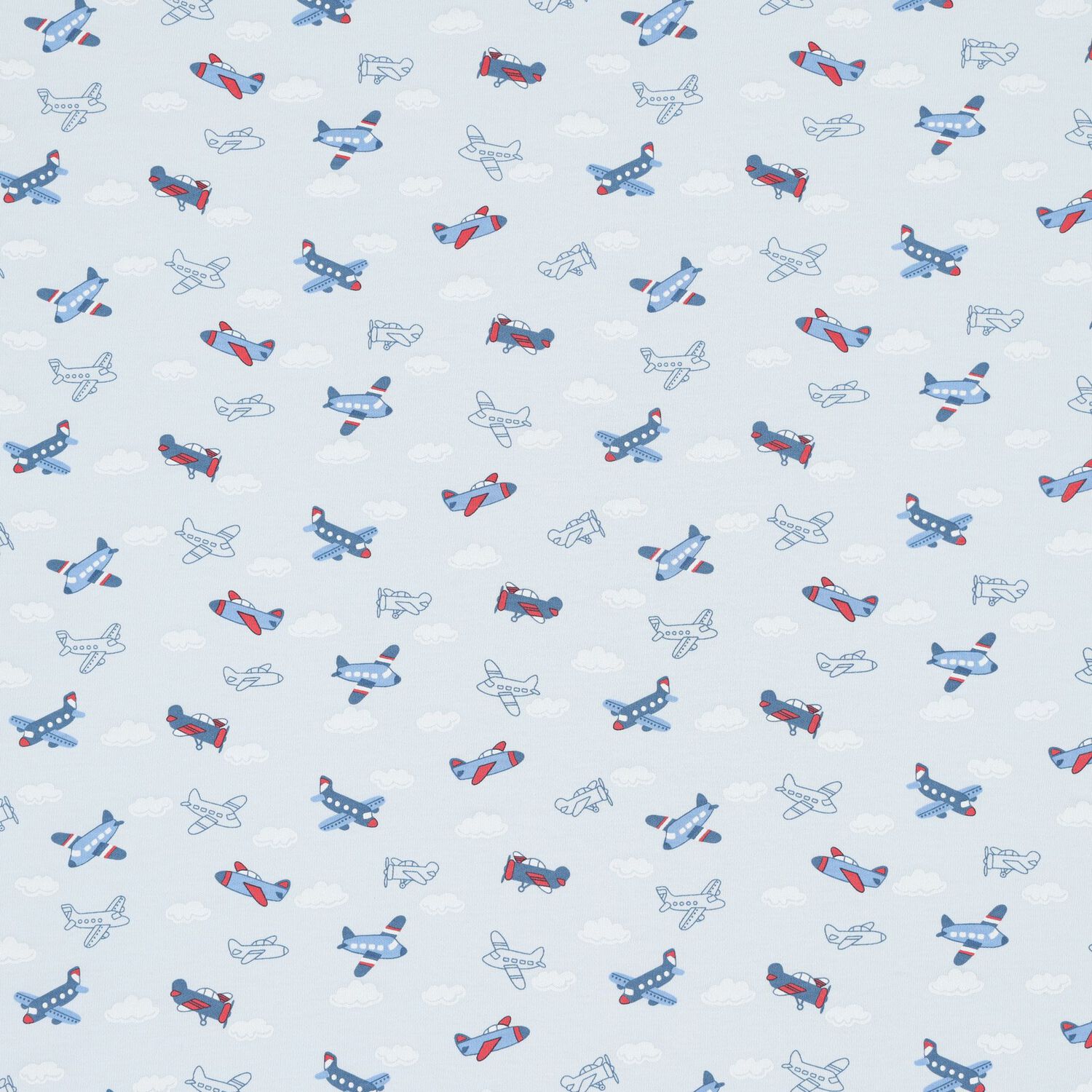 Baby Boys Blue Sky-High Planes Blanket, 1, hi-res image number null