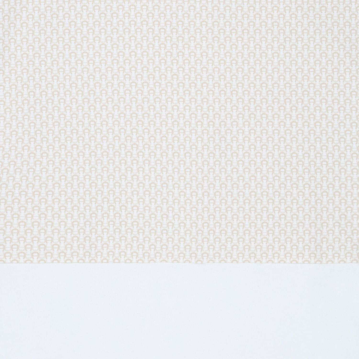 White & Beige Teddy Bear Logo Baby Blanket, 1, hi-res