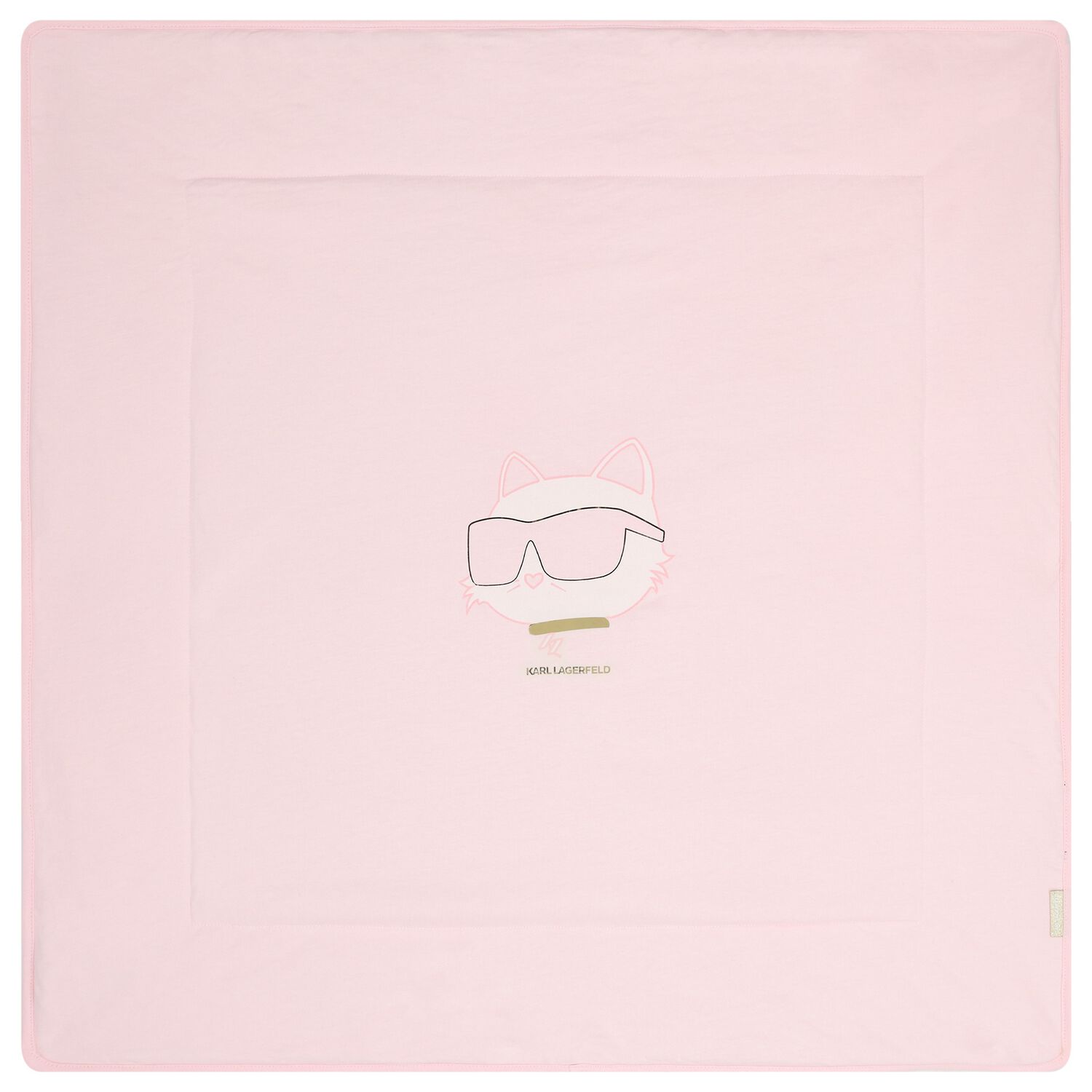 Baby Girls Pink Choupette Logo Blanket, 1, hi-res