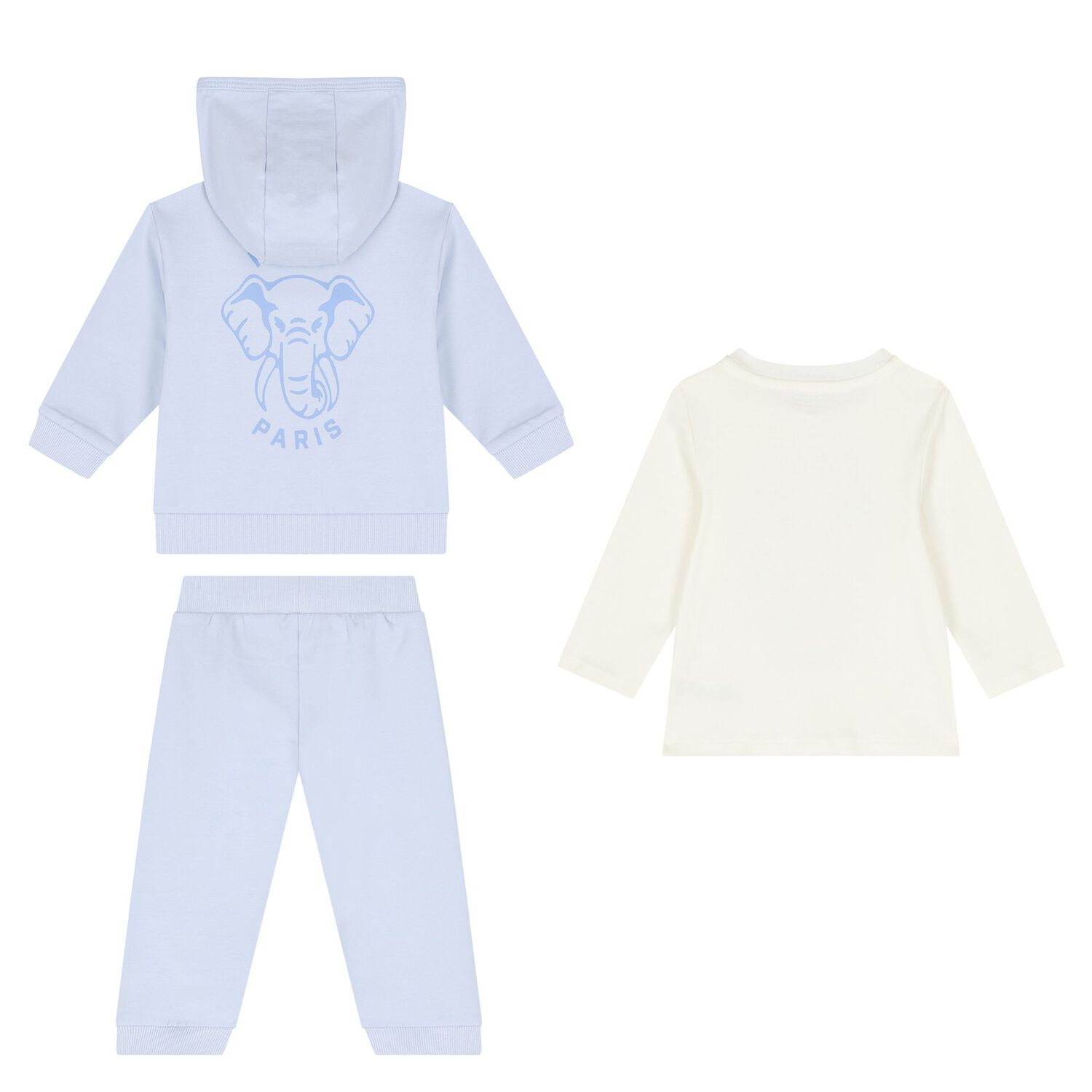 Blue Elephant Baby Tracksuit Set, 2, hi-res