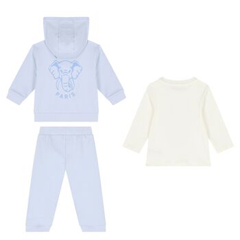 Blue Elephant Baby Tracksuit Set