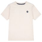 Boys Ivory Logo T-Shirt, 1, hi-res