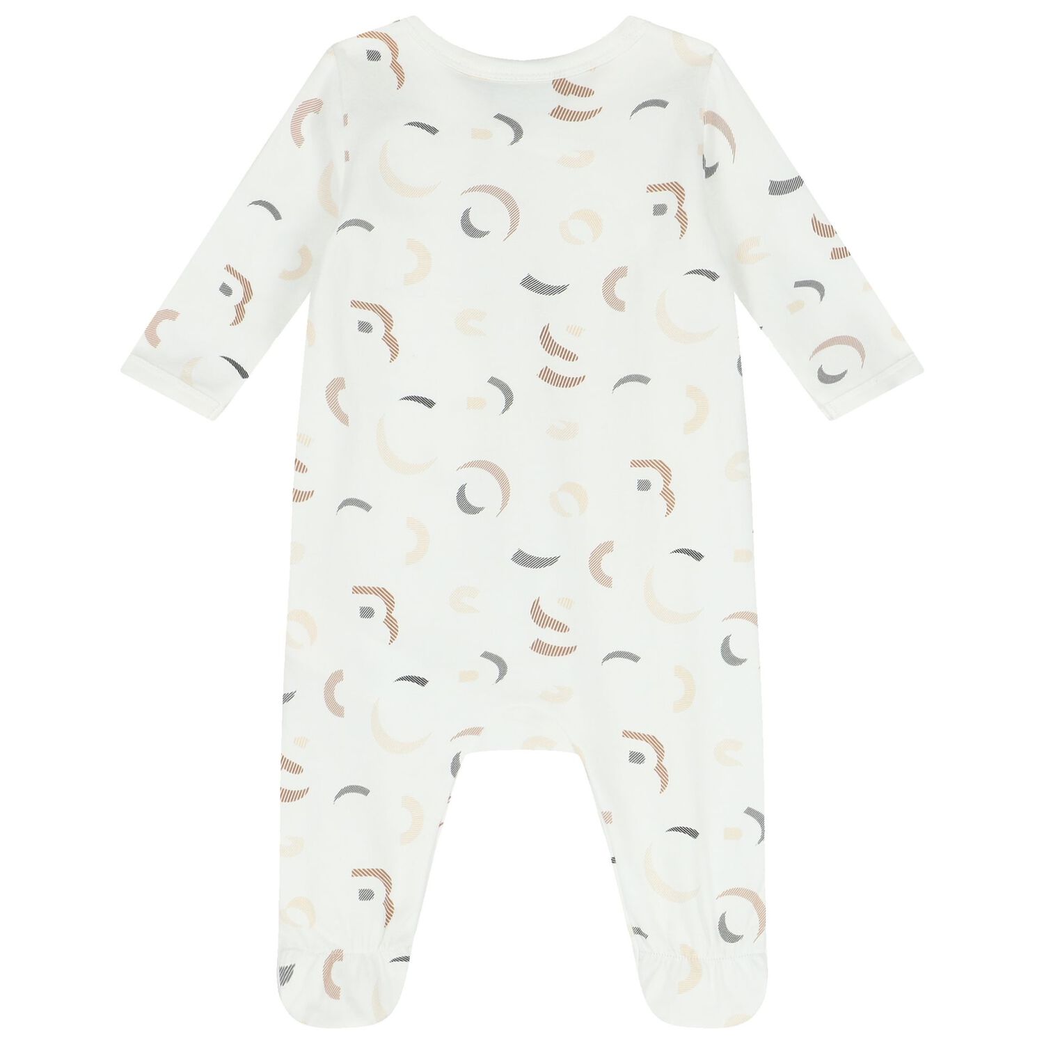 Baby Boys White Logo Babygrow Set, 1, hi-res image number null