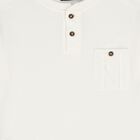 طقم شورت للأولاد باللون العاجي والبيج, 1, hi-res